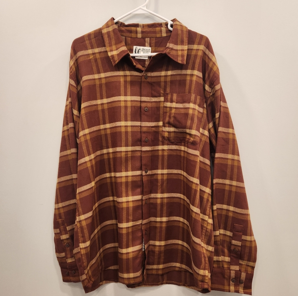 Marmot Mens Long Sleeve Button Down XL